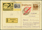 AUSTRIA, 1932, Schmiedl experimental rocket V9 from May28th, postal stationery card Hopferwieser; FS -13a;