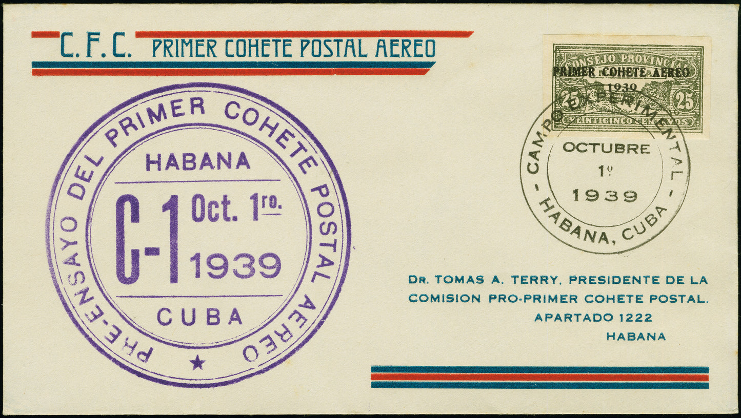 CUBA, 1939 (October 1) Antonio Funes(E-Z 1C1; Hopferwieser AF-01a).