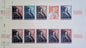 MONACO (1969) Princes.  Yvert 797-8  Scott 735-6  Trial Color Proofs in full sheets of 10.
